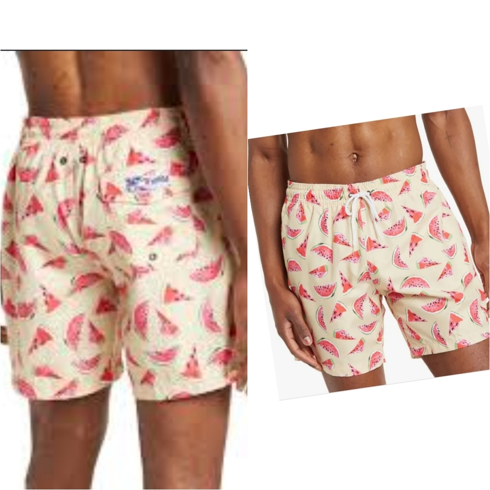 Trunks Surf & Swim Co Sano Short Printed Watermelon Graphic Size XXL NWT